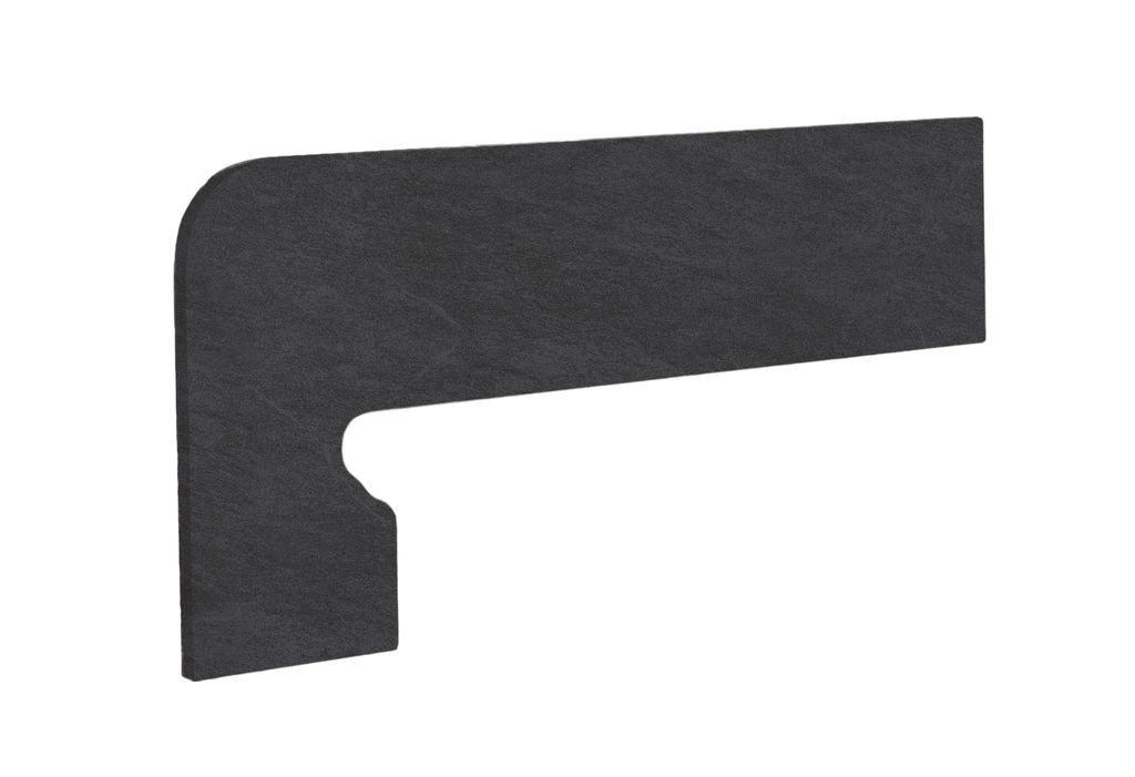 Плитка клинкерная Exagres 40x18 Mediterraneo Grafito 331 Плинтус Флор. Ступени Левый Zanquin Fiorentino Izda противоскользящая серый 8мм Mediterraneo Плитка клинкерная Exagres 40x18 Mediterraneo Grafito 331 Плинтус Флор. Ступени Левый Zanquin Fiorentino Izda противоскользящая серый 8мм Mediterraneo