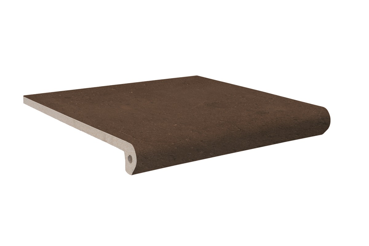 Ступень клинкерная Exagres 33x33 Portland 355 Fondant Матовая R11 Флорентийская матовая коричневый 13мм Portland Ступень клинкерная Exagres 33x33 Portland 355 Fondant Матовая R11 Флорентийская матовая коричневый 13мм Portland
