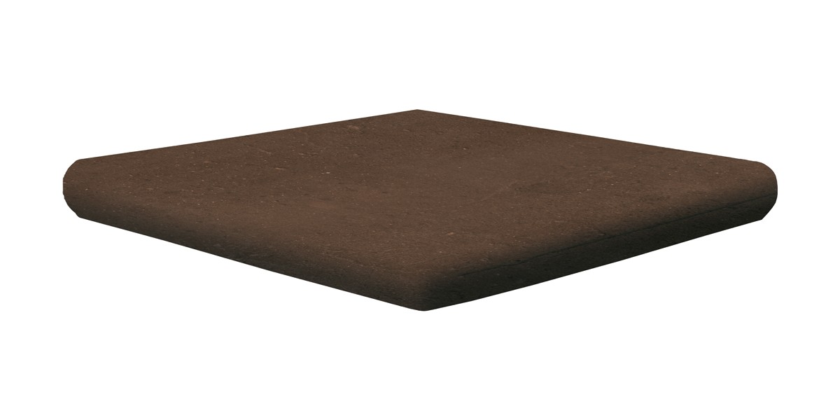 Ступень клинкерная Exagres 33x33 Portland 355 Fondant Матовая R11 Флорент. Угловая матовая коричневый 14мм Portland Ступень клинкерная Exagres 33x33 Portland 355 Fondant Матовая R11 Флорент. Угловая матовая коричневый 14мм Portland