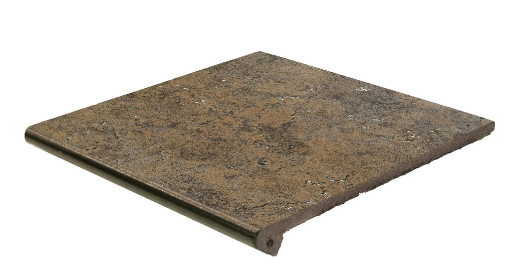 Ступень клинкерная Exagres 33x33 Metalica 328 Purple Матовая R9 Флорентийская матовая коричневый 12мм Metalica Ступень клинкерная Exagres 33x33 Metalica 328 Purple Матовая R9 Флорентийская матовая коричневый 12мм Metalica
