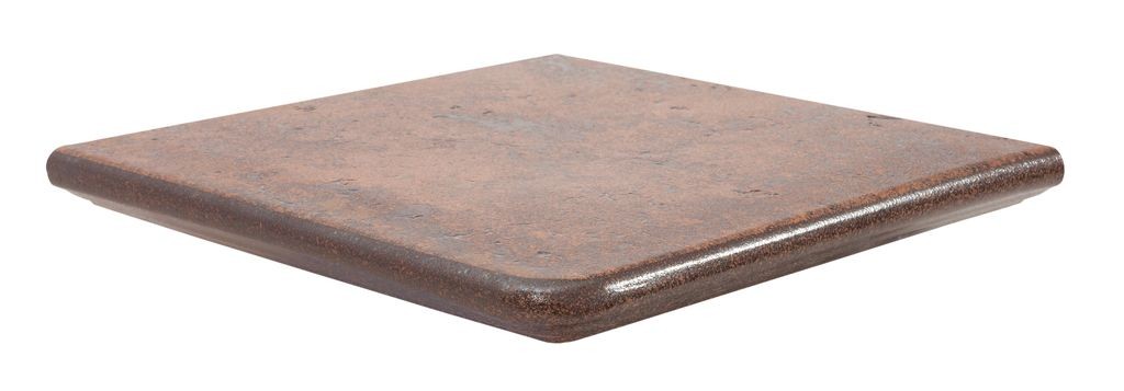Ступень клинкерная Exagres 33x33 Metalica 327 Cherry Матовая R9 Флорент. Угловая матовая коричневый 14мм Metalica Ступень клинкерная Exagres 33x33 Metalica 327 Cherry Матовая R9 Флорент. Угловая матовая коричневый 14мм Metalica