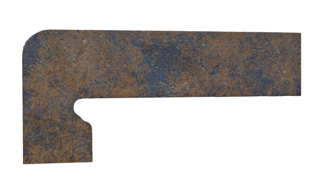 Плитка клинкерная Exagres 40x18 Metalica 329 Vulcano Матовая Плинтус Флорент. Левый матовая коричневый 8мм Metalica Плитка клинкерная Exagres 40x18 Metalica 329 Vulcano Матовая Плинтус Флорент. Левый матовая коричневый 8мм Metalica