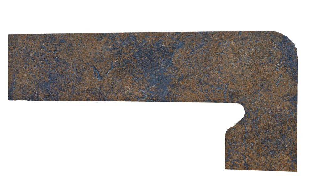Плитка клинкерная Exagres 40x18 Metalica 329 Vulcano Матовая Плинтус Флорент. Правый матовая коричневый 8мм Metalica Плитка клинкерная Exagres 40x18 Metalica 329 Vulcano Матовая Плинтус Флорент. Правый матовая коричневый 8мм Metalica