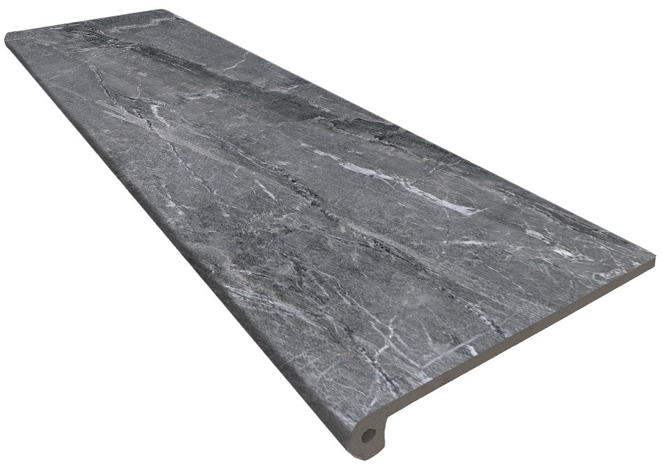 Ступень керамогранитная Exagres 120x33 Imperial Ceniza Флорентийская R9 противоскользящая серый 13мм Imperial Ступень керамогранитная Exagres 120x33 Imperial Ceniza Флорентийская R9 противоскользящая серый 13мм Imperial