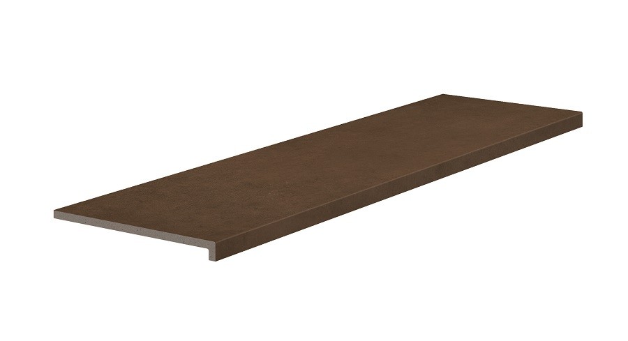 Ступень керамогранитная Exagres 120x33 Cosmos Corten 636 Прямоугольная Peldano Recto R11 противоскользящая коричневый 12мм Cosmos Ступень керамогранитная Exagres 120x33 Cosmos Corten 636 Прямоугольная Peldano Recto R11 противоскользящая коричневый 12мм Cosmos