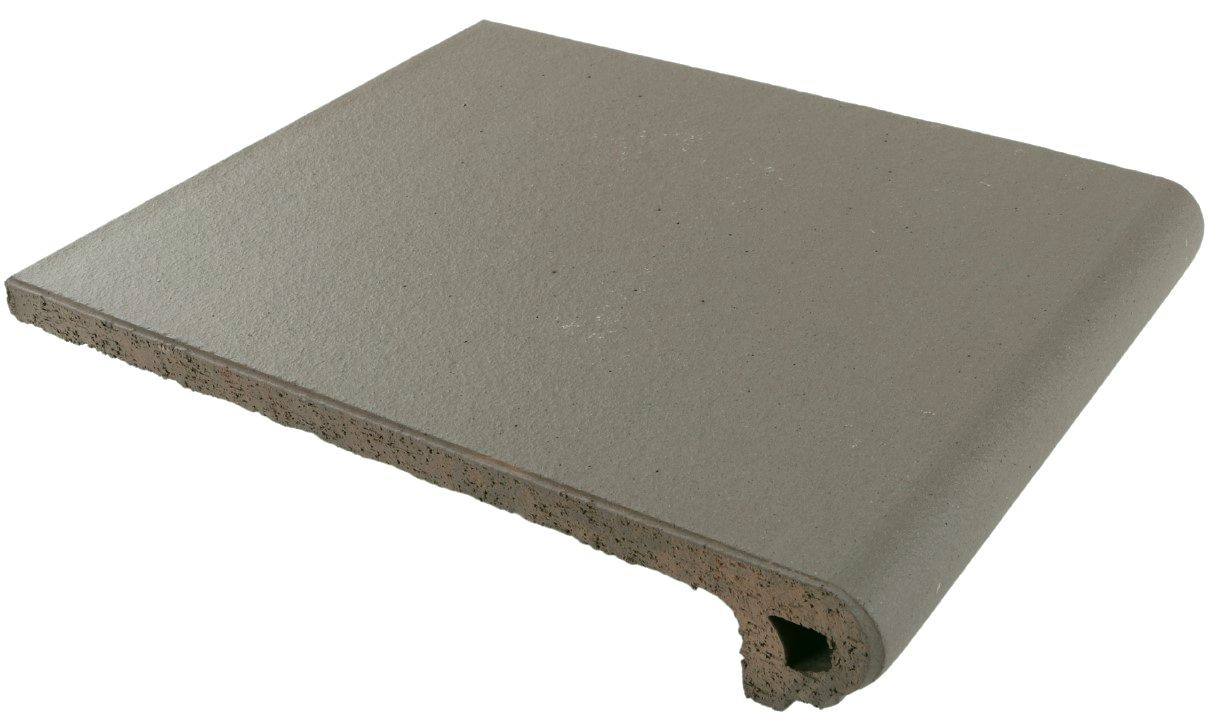 Ступень клинкерная Canada Gres 33x24 Natura 013 Grey Матовая Rh C Флорентийская матовая серый 18мм Natura Ступень клинкерная Canada Gres 33x24 Natura 013 Grey Матовая Rh C Флорентийская матовая серый 18мм Natura