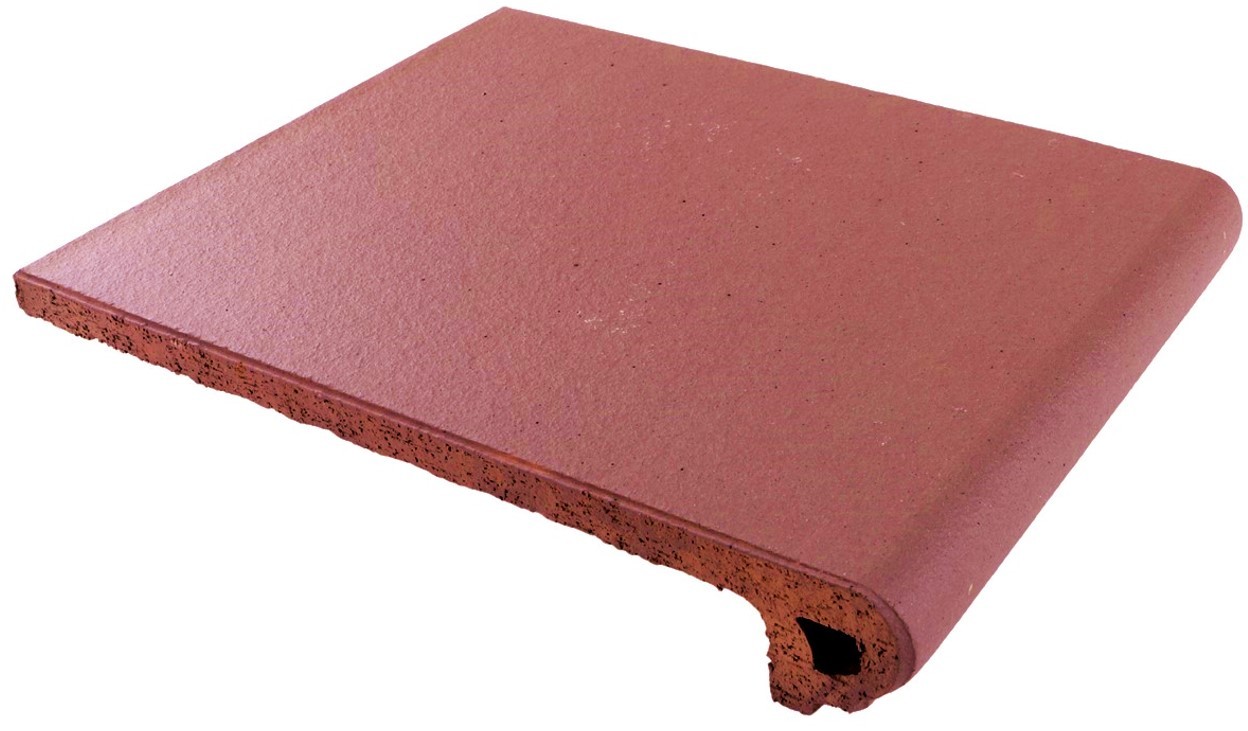 Ступень клинкерная Canada Gres 33x24 Natura 018 Red Матовая Rh C Флорентийская матовая красный 18мм Natura Ступень клинкерная Canada Gres 33x24 Natura 018 Red Матовая Rh C Флорентийская матовая красный 18мм Natura